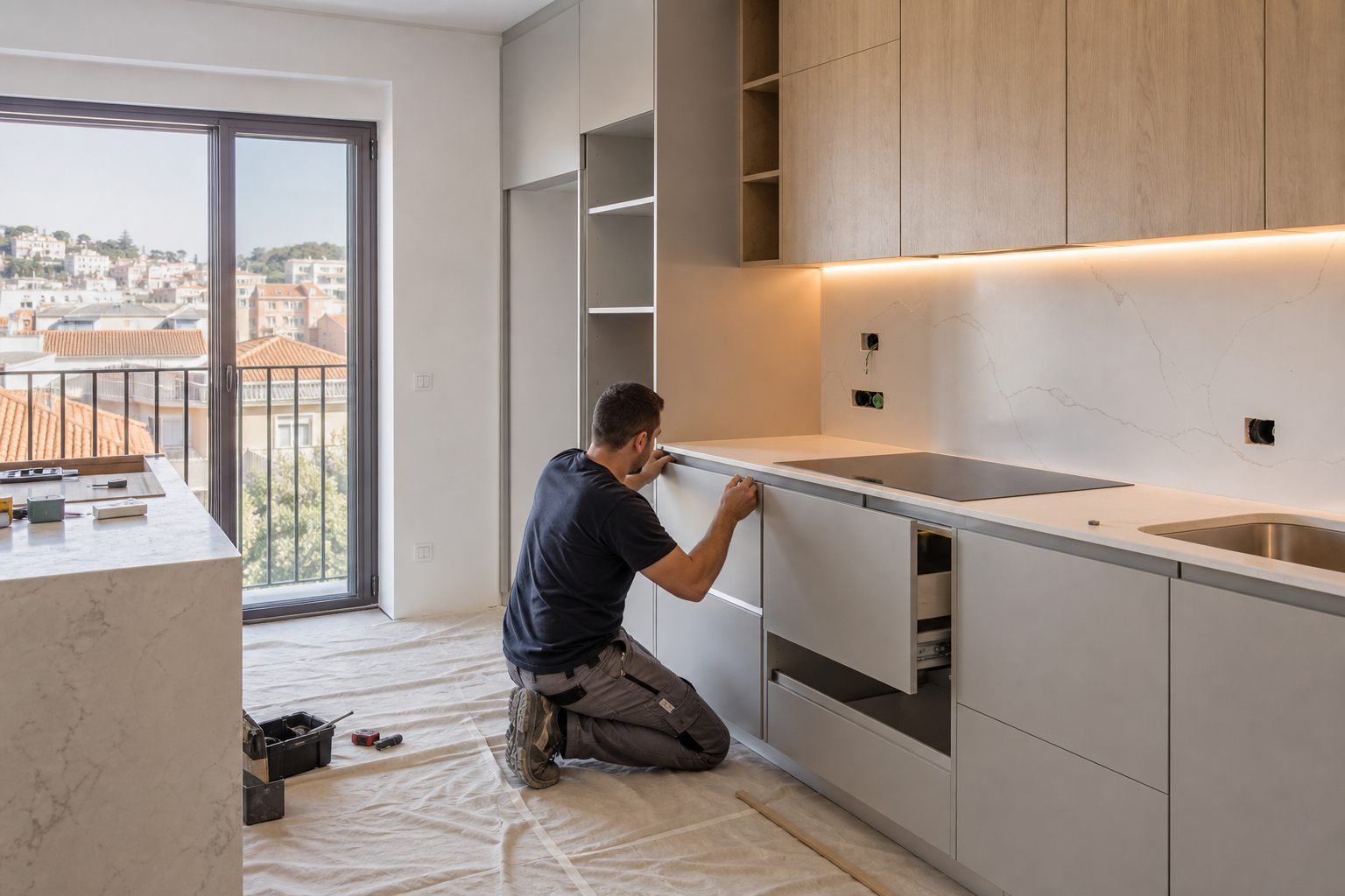 Cozinhas Atlantico em trabalho profissional
